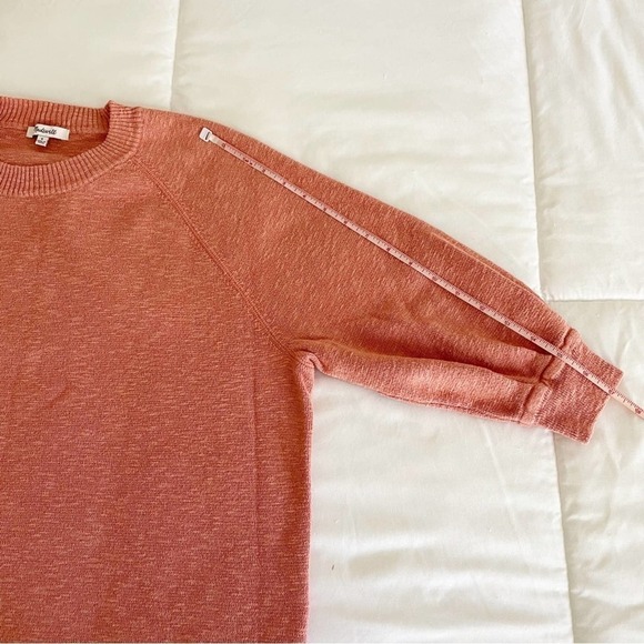 Madewell Rose Dust Telluride Crewneck Pullover Sweater Size Small - Picture 12 of 13